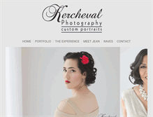 Tablet Screenshot of kerchevalphotography.com